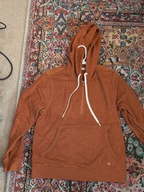 Outerknown Orangey-brown Half-Zip Hightide Hoodie